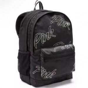 PINK Victoria's Secret Black Rhinestone